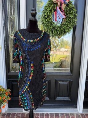 Vintage Beaded Cocktail Dress